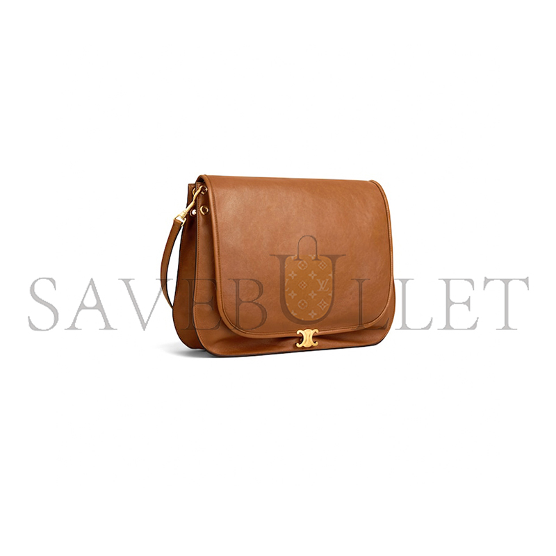 ce1i*e soft triomphe besace in S*pple shiny lambskin 123632t88.gfy5 (34*25*13cm)